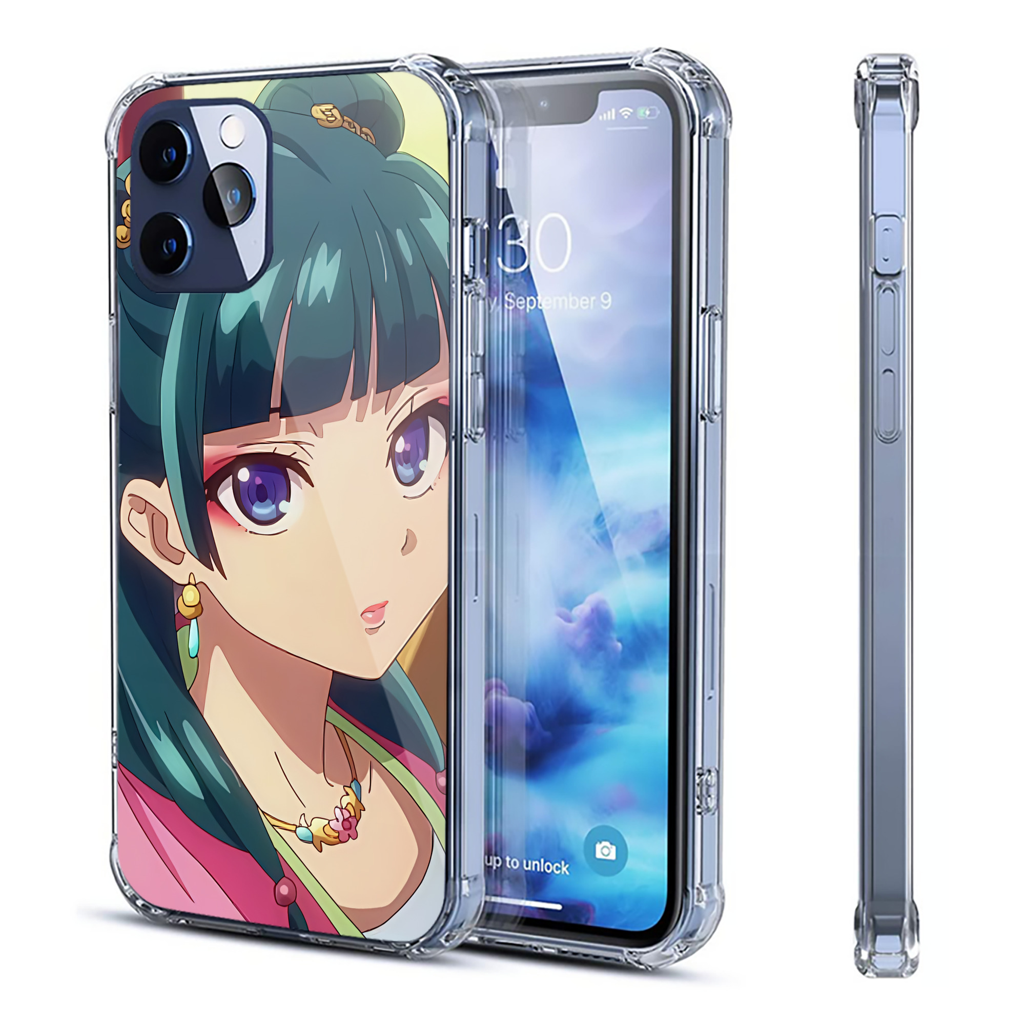（画像用） 薬屋のひとりごと The Apothecary Diaries 【iPhone 12シリーズ対応】透明スマホケース（クリアソフトケース）